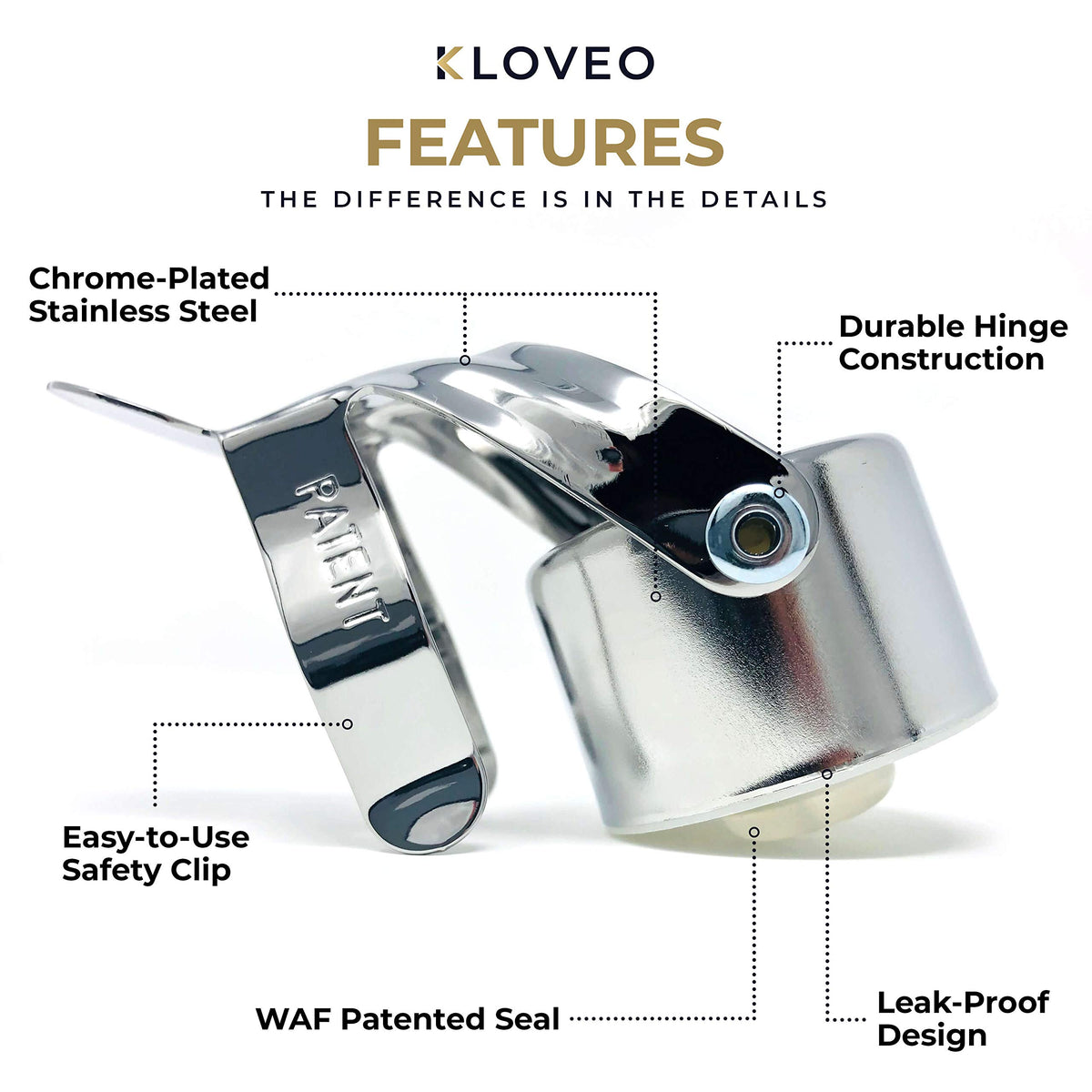 KLOVEO Made in Italy badge signaling premium craftsmanship and design