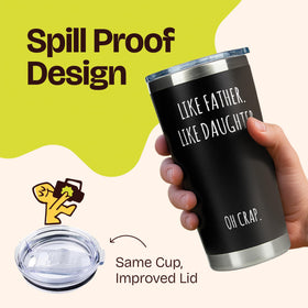 KLUBI BPA-free tumbler emphasizes safe, durable hydration for dad