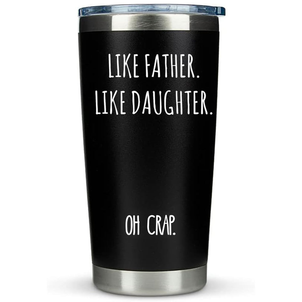 KLUBI Oh Crap mug with funny message, ideal for dad's birthday gift