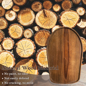 Klxuyuo Acacia Wood Mixer Slider Mat makes a gift-ready kitchen accessory