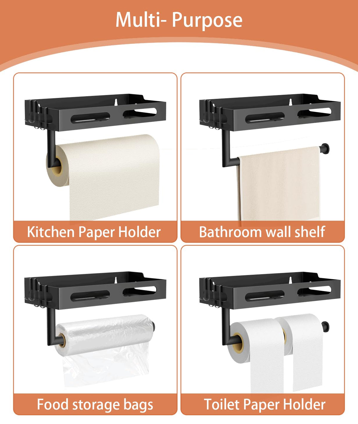 KLYLVENNE easy install kit with nails and instructions included