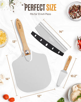 KLYRO 3-in-1 pizza oven accessories set adds versatile tools for baking.