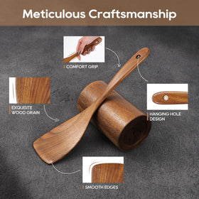 KLYRO slotted spatula drains liquids and lifts food evenly