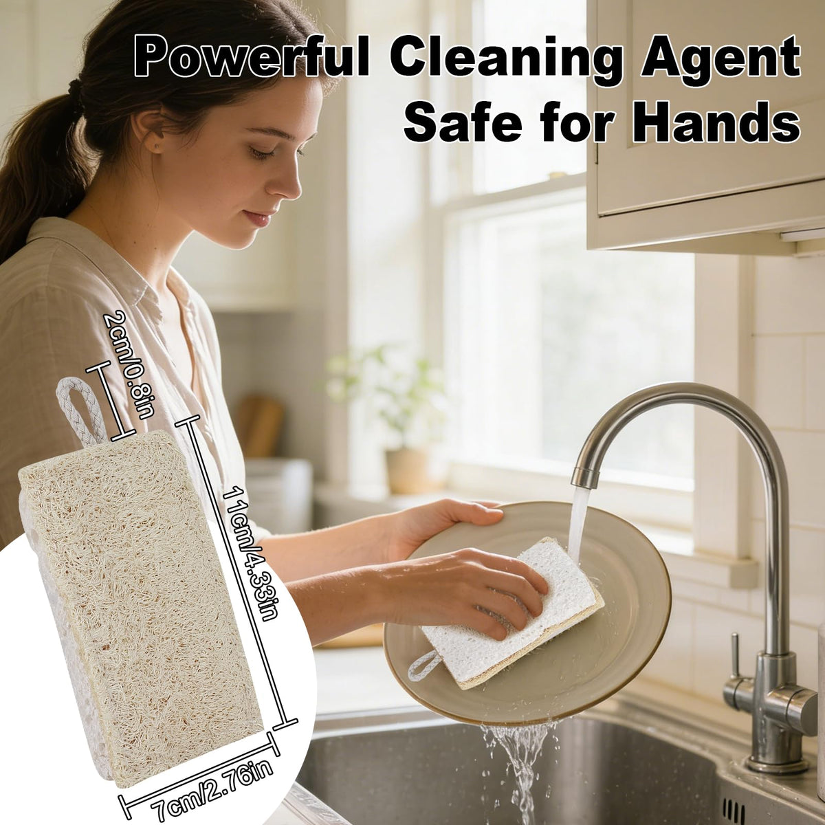 KLYROVA sponge holder suitable for bathroom decor and storage.