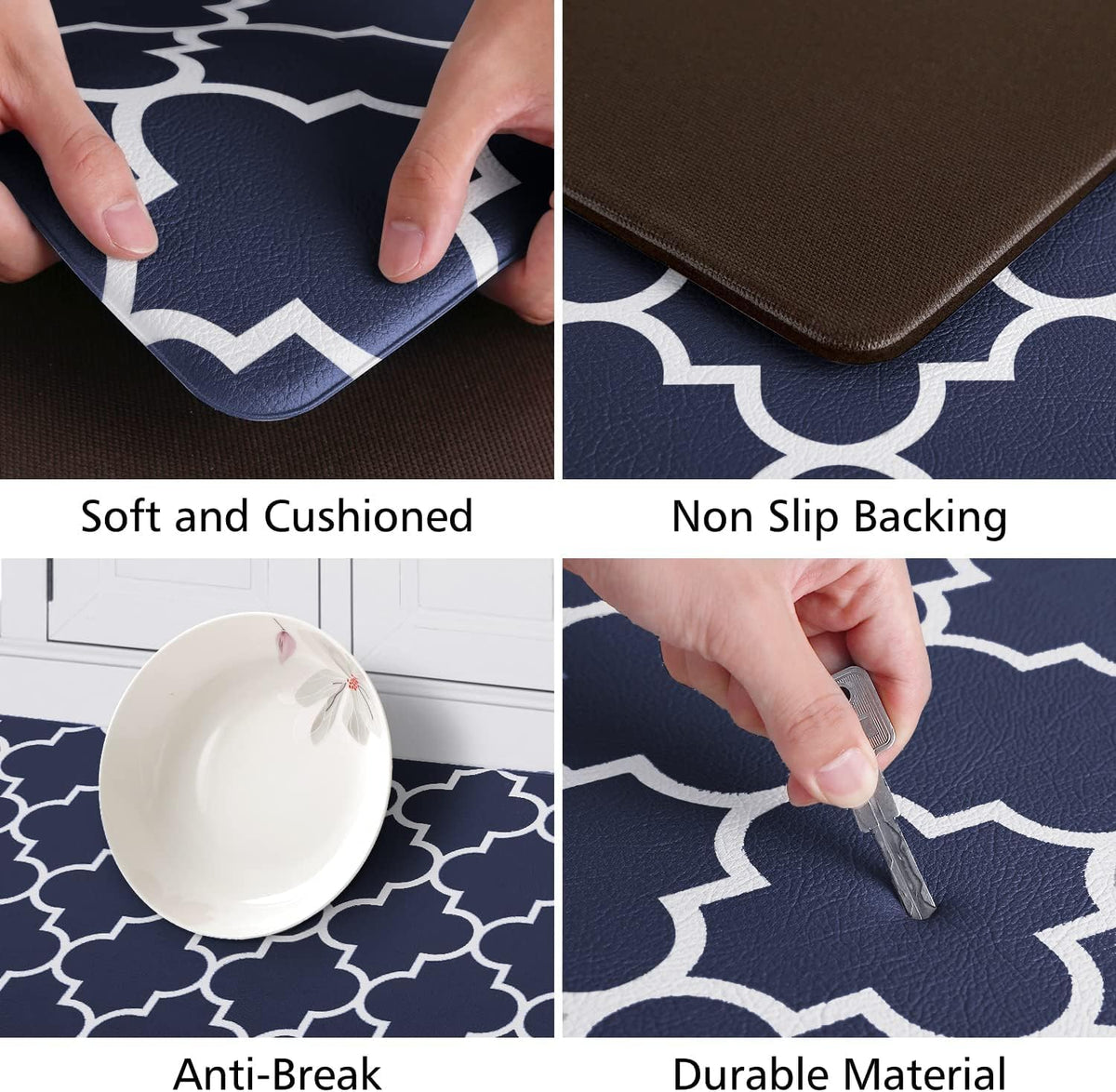 KMAT blue sink-area setup demonstrates versatile kitchen placement