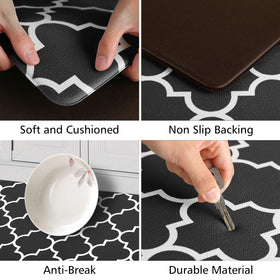KMAT mat underside demonstrates non-slip bottom on tile or wood.
