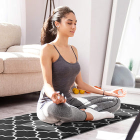 KMAT kitchen mats maintain shape under heavy use and frequent cleaning.