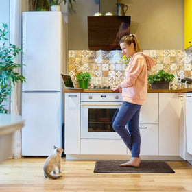 KMAT large neutral mat fits kitchen, laundry, and office spaces