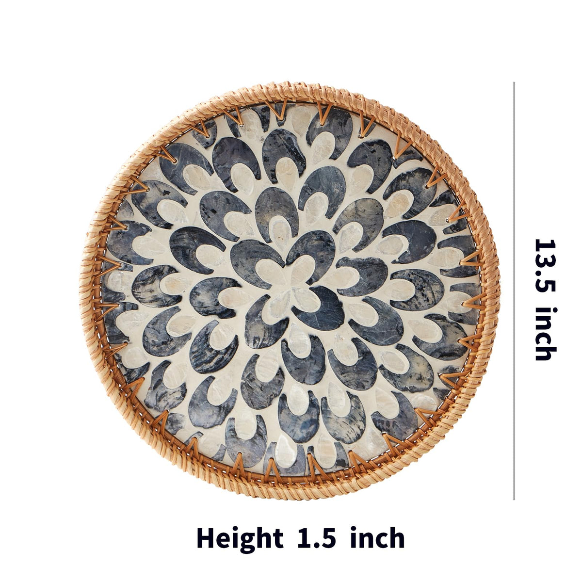 Kmelep durable artisan tray for display and organization.