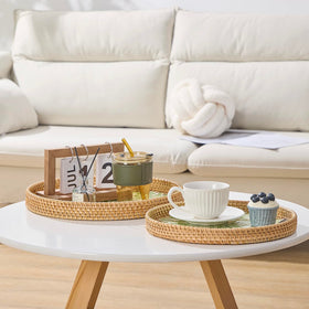 Kmelep serving tray ideal for bread, coffee and snacks in dining areas.