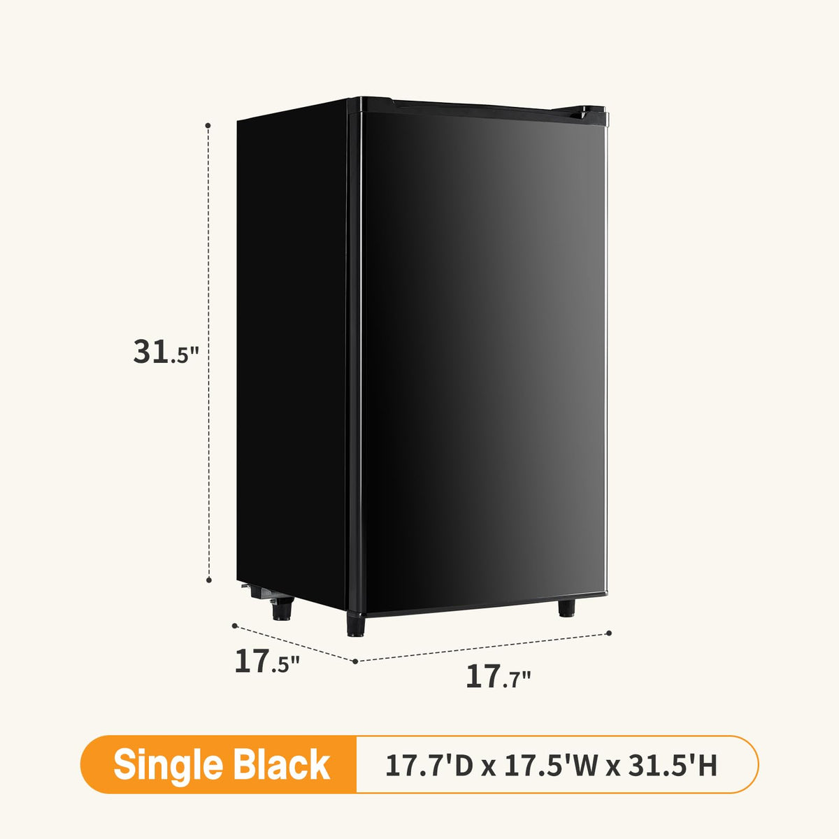 KMFurnila energy-saving mini fridge design reduces power use