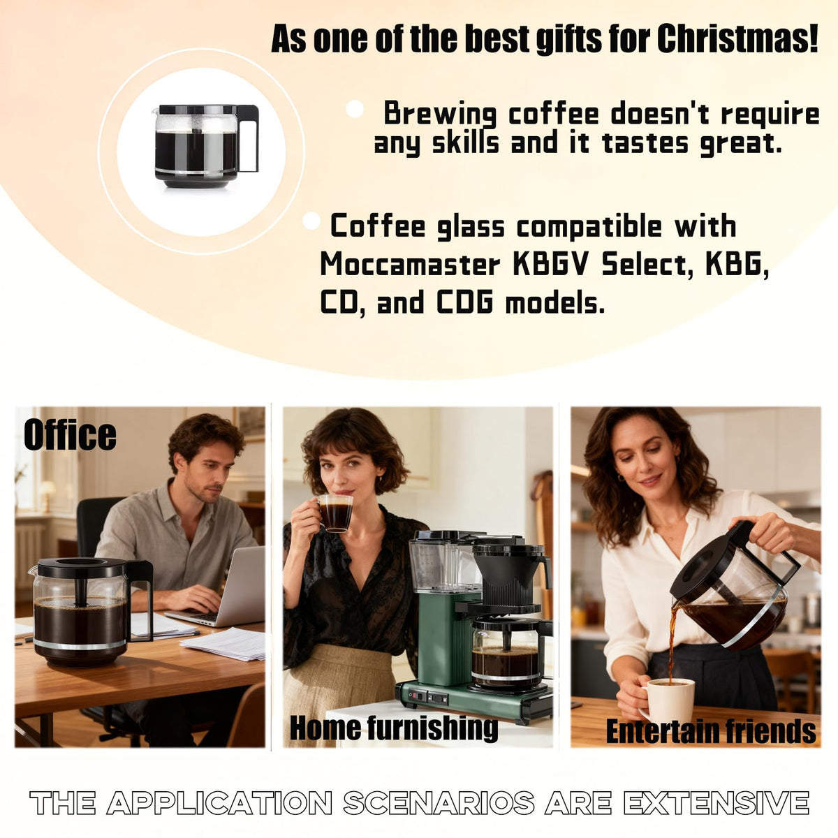 KMHGD compatible with Moccamaster KBG/KBGV/CDG – seamless replacement