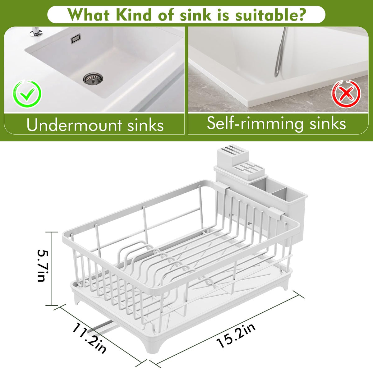 Kmiectse dish drying rack demonstrates a compact design that fits small kitchens and keeps counters clear.