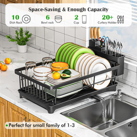 Kmiectse rack uses rust-resistant metal for durable daily use.