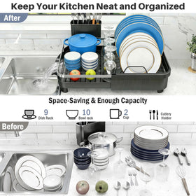 Kmiectse utensil holder keeps silverware within easy reach.