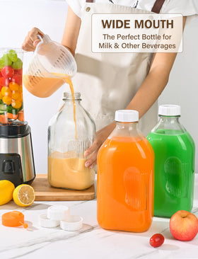 KMIGRUAN airtight screw-on lids ensure leak-free storage
