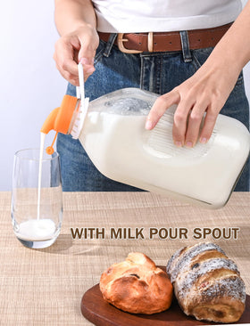 KMIGRUAN three-pack bottles ideal for batch milk or juice prep