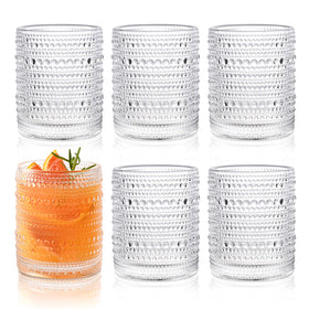 KMIGRUAN hobnail glasses with beaded texture for refined entertaining