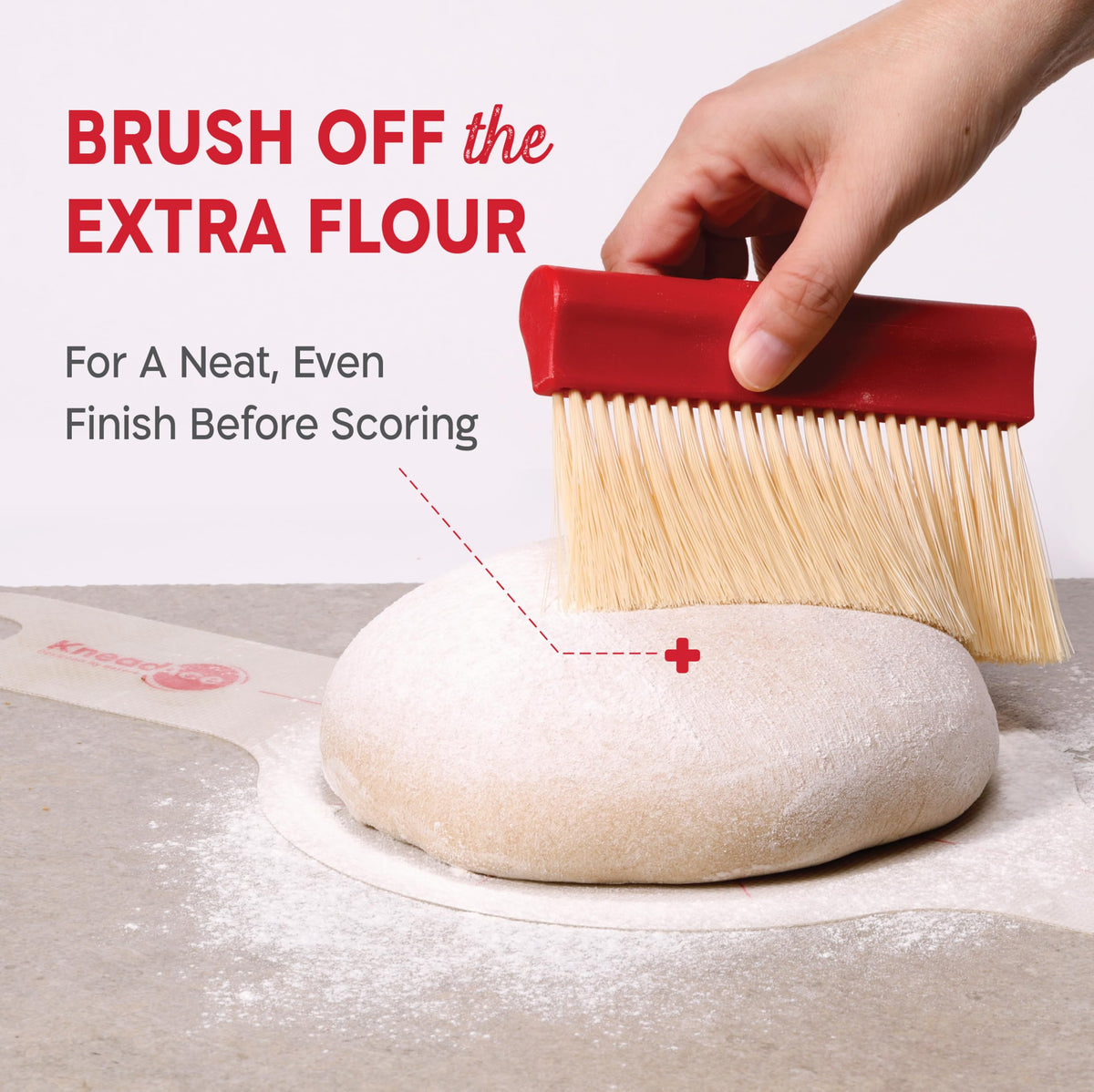 KneadAce compact nesting design keeps tools neatly organized on the counter