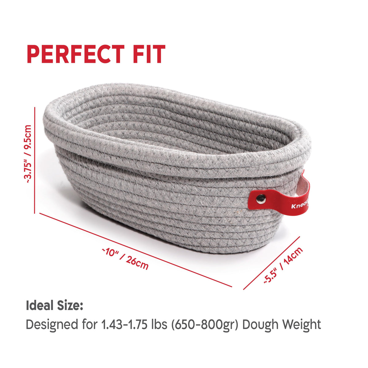 KneadAce cotton rope texture adds a premium look to your bakery setup.
