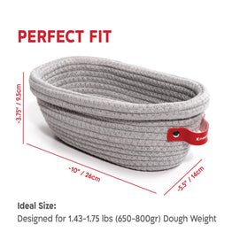 KneadAce cotton rope texture adds a premium look to your bakery setup.