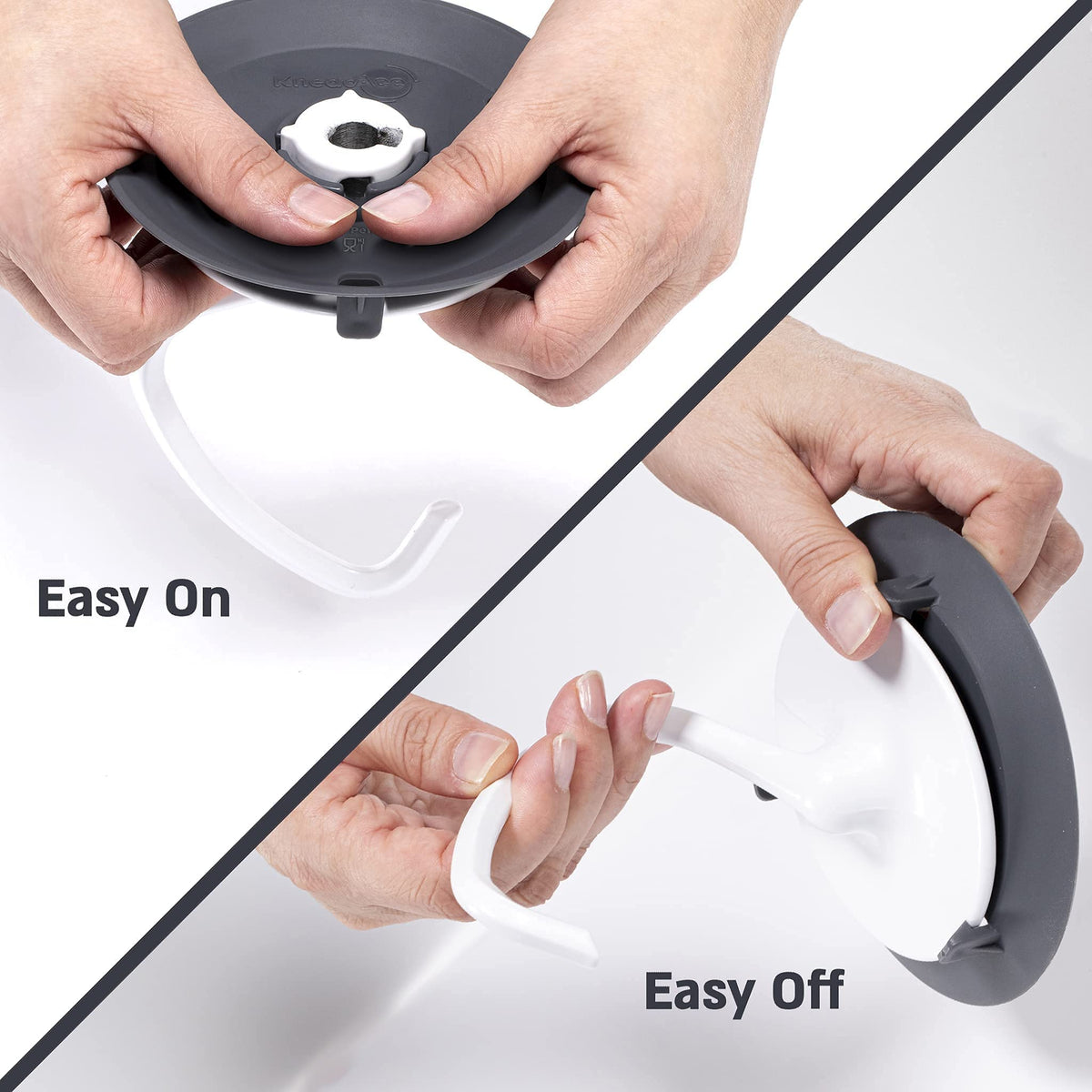 Dishwasher-safe KneadAce shield for quick cleanup after baking