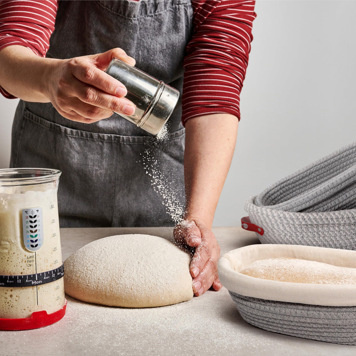 KneadAce gift-ready baker set ideal for bread lovers and hobby bakers.