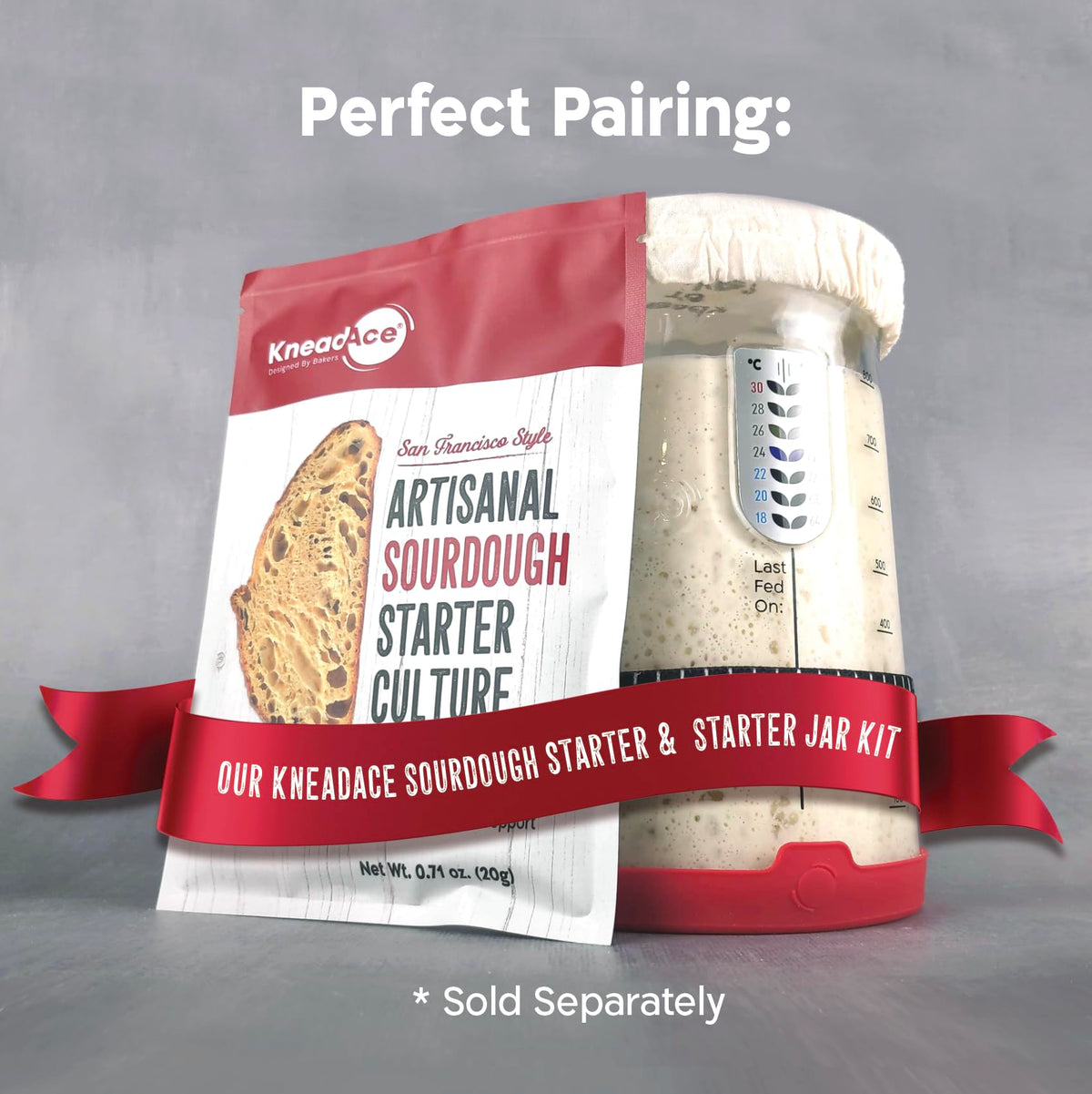 KNEADACE Pro thermometer keeps an eye on fermentation temperature