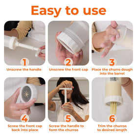 Large-needle piping bag filler for diverse fillings with KneadEat