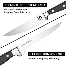KnifeSaga 3.5-inch paring knife for detail work and peeling