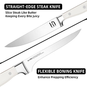 Knifesaga paring knife 3-12-inch for delicate peeling.