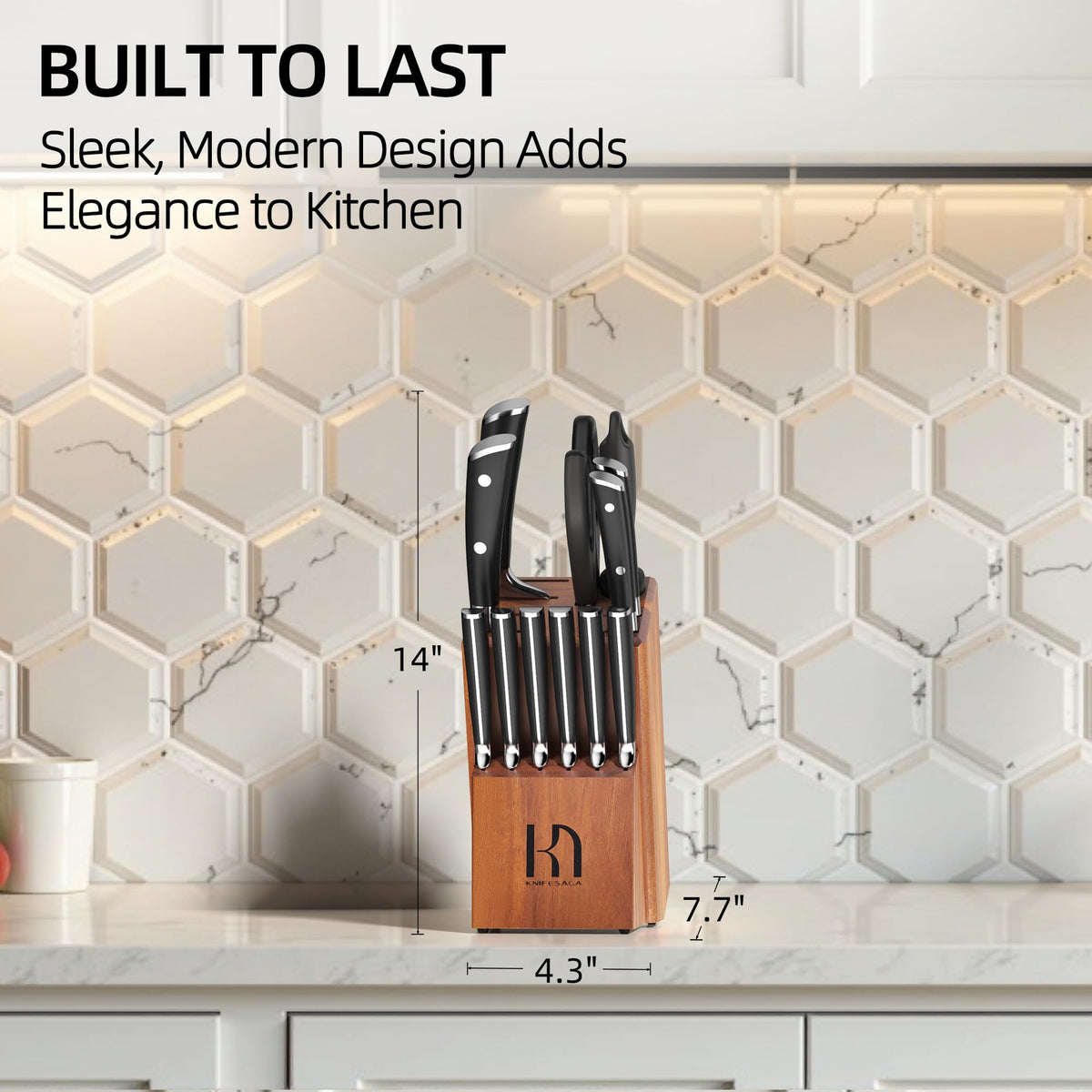 KnifeSaga set comes with generous warranty and 100-day return policy