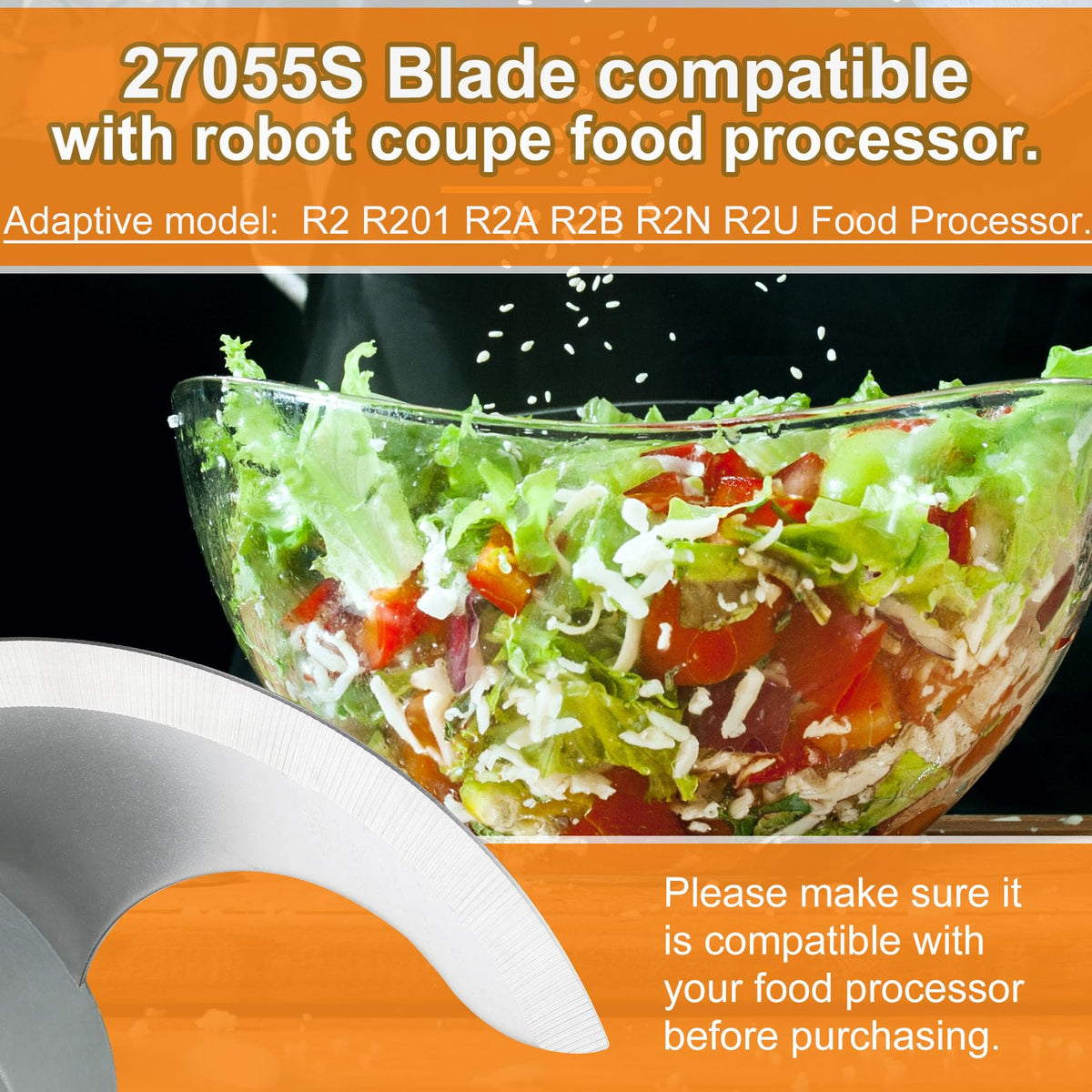 Knocokie 27055 S blade stainless steel edge ensures durability and rust resistance