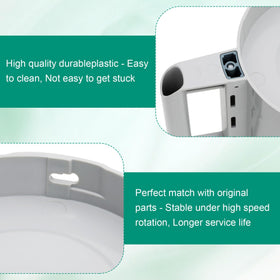 Upgraded stainless steel spring handle design ensures safe installation and longevity.