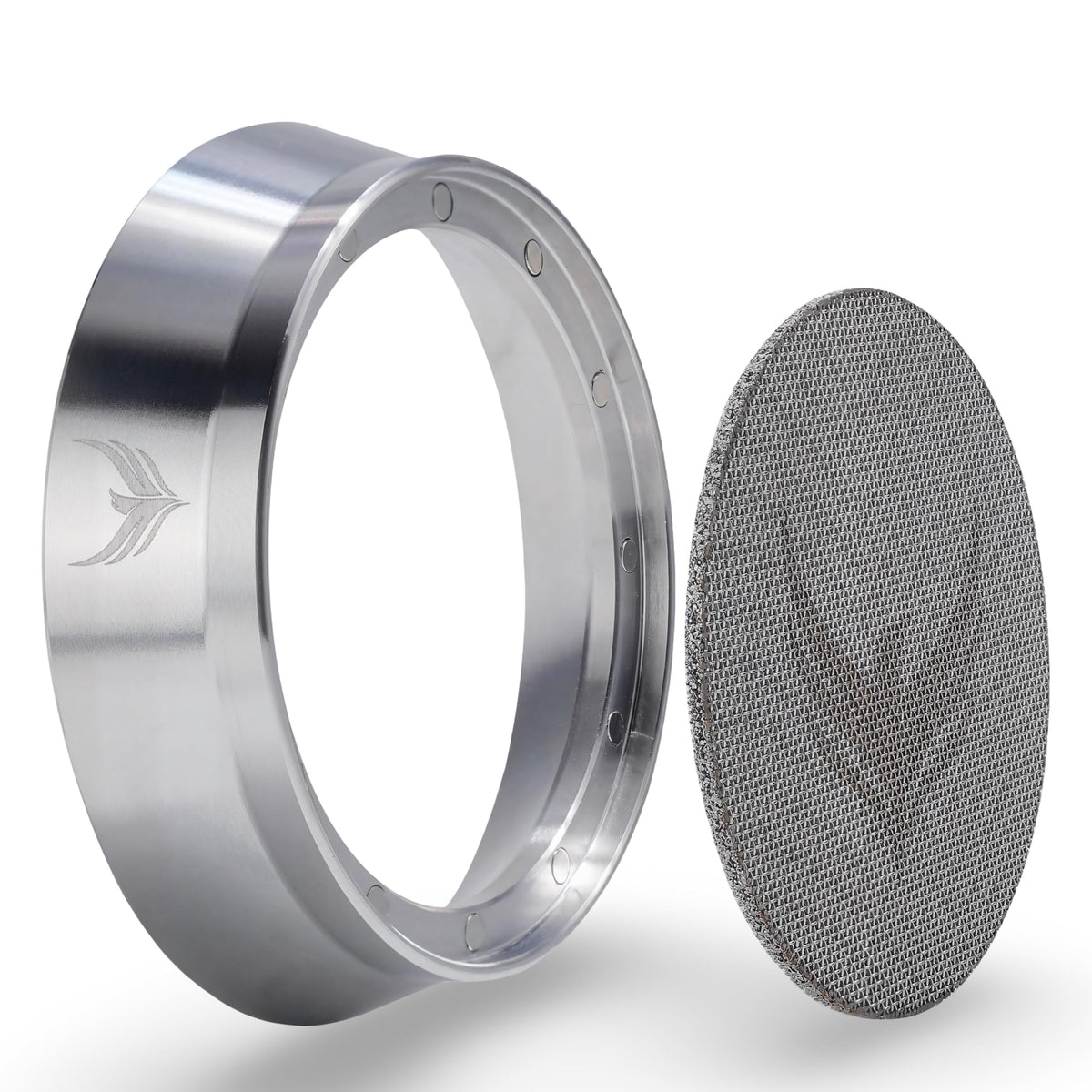 KNODOS 54mm dosing funnel for precise portafilter prep and workflow.