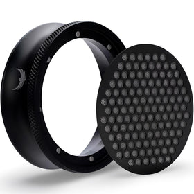 KNODOS 58mm magnetic funnel for stable, spill-free espresso preparation