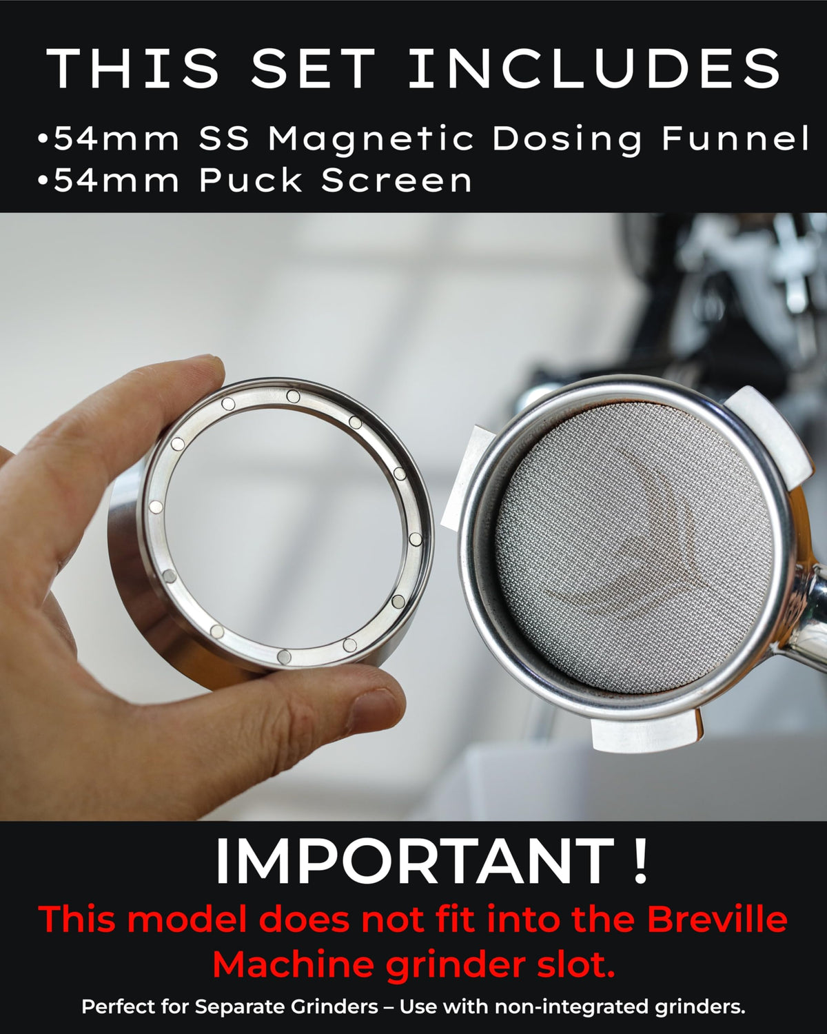 KNODOS magnetic tamp-through funnel keeps tools aligned during tamping.
