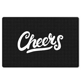 Knot and Style Cheers bar mat textured top grips glassware during service