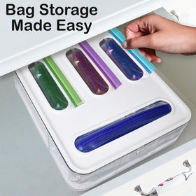 Knox Home and Health bag storage organizer top lid enables quick loading