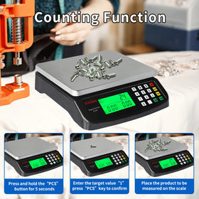 KNSWE large kitchen scale suitable for deli, bakery, and commercial weighing
