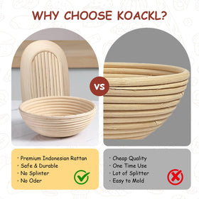 Koackl metal scraper sturdy for scraping stubborn dough edges