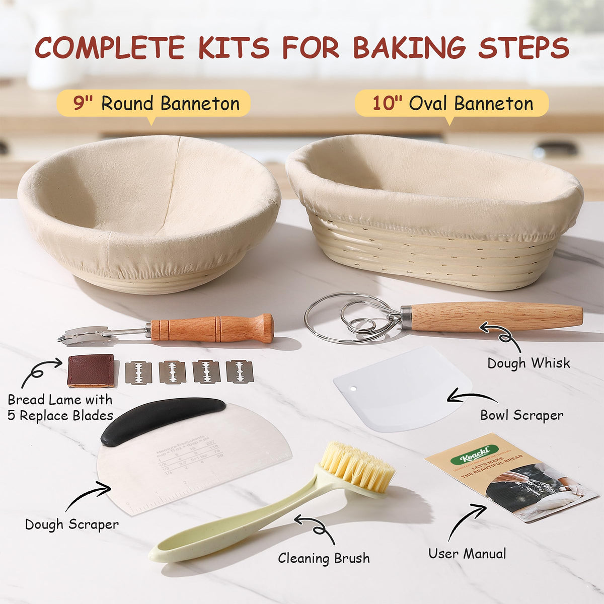 Koackl plastic scraper lifts and scrapes cleanly from bowls