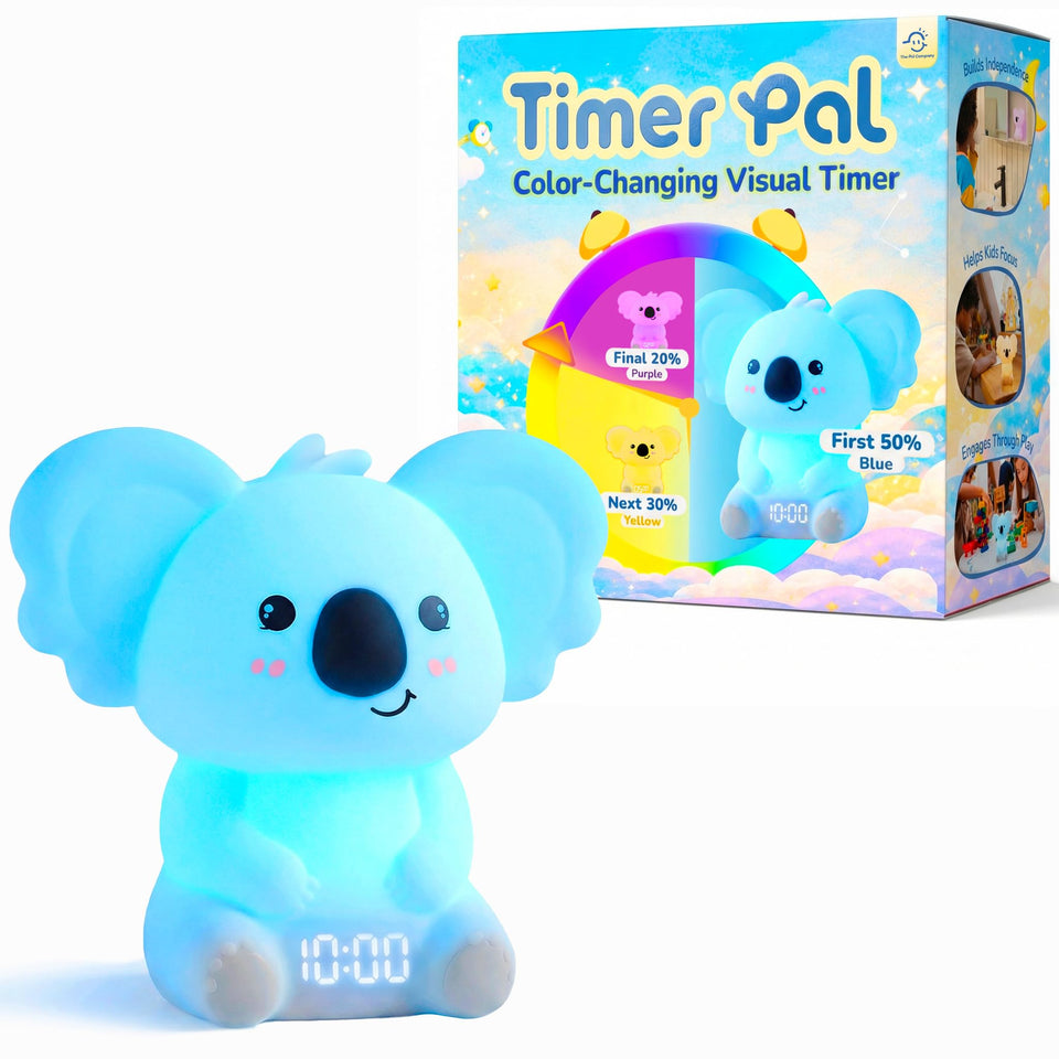 Koala Timer Pal color transition visual cues for focus and pacing