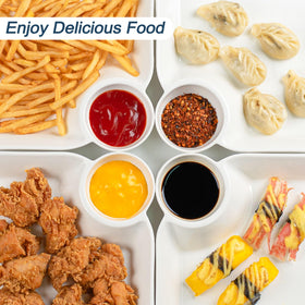 KOBIKOBI dishwasher-safe ceramic plates simplify everyday meal prep and cleanup.