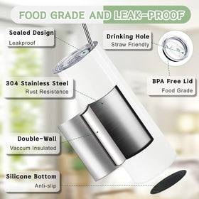 Kocdam 20oz stainless steel body shows durability and quality