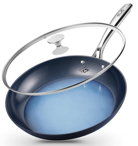 KOCH SYSTEME CS 14-inch pan with lid, large surface for batch cooking
