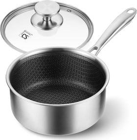 KOCH SYSTEME CS Hybrid interior image showing honeycomb surface for easier nonstick cooking