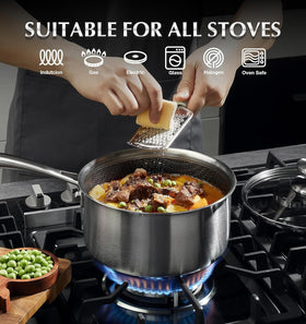 KOCH SYSTEME CS induction-ready pan suitable for induction cooktops