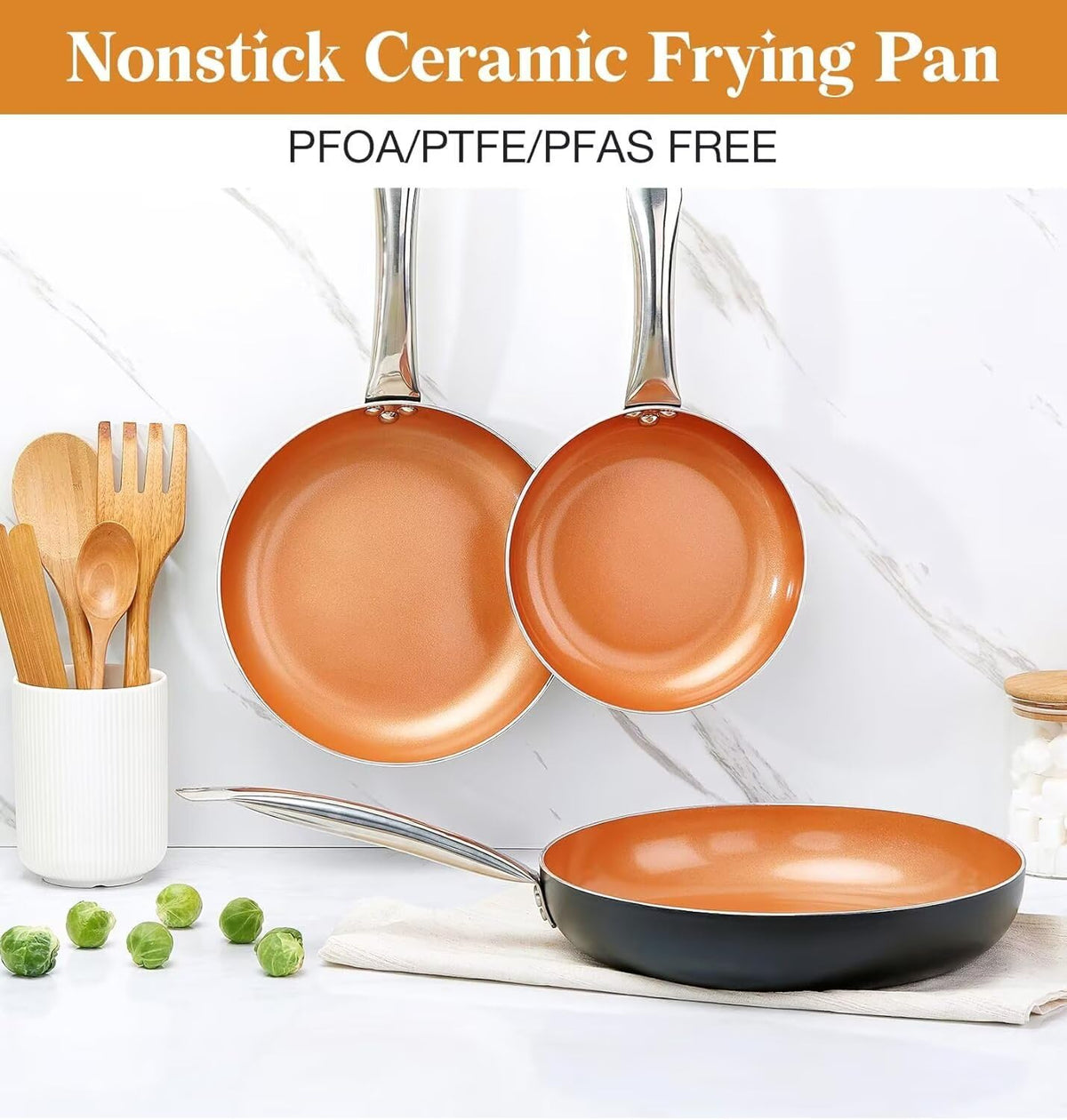 Transparent glass lid on KOCH SYSTEME CS Little Skillet for monitoring cooking