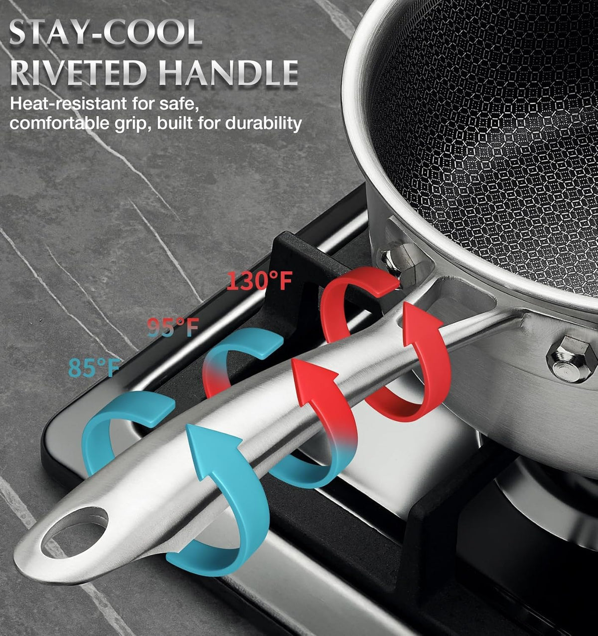 KOCH SYSTEME CS oven-safe design supports stovetop-to-oven cooking